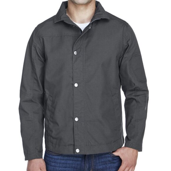 Dark Charcoal Auxiliary Canvas Work Jacket Size Large - Picture 16 of 16